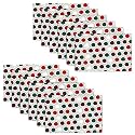 Kuber Industries PVC Refrigerator Shelf Liner, Pack of 6 | Washable Flower Print | Blue