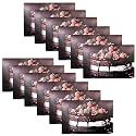 Kuber Industries Pack of 24 Fridge Shelf Mat | Mats for Fridge Shelves | Washable Refrigerator Mat | Square Print Fridge Sheet | Maroon