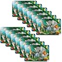 Kuber Industries Pack of 24 Fridge Shelf Mat | Mats for Fridge Shelves | Washable Refrigerator Mat | Square Print Fridge Sheet | Maroon
