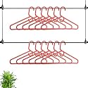 Kuber Industries Stainless Steel Scarf Hanger|Space Saving Steel Closet Organizer|Handmade 28 Rings Holder for Belts|Ties &amp; Classical Lifestyle (Multicolor)