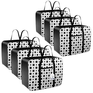 kuber industries storage bag  clothes storage attachi bag  underbed storage bag  zipper storage bag  wardrobe organizer with handle  travel attachi bag  flower-print  small  maroon