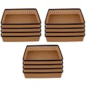 Kuber Industries (Pack of 12) Office Desk Tray | Plastic Stationary, Document Tray | File, Paper Tray for Office | Storage Tray for Kitchen, Books | Brown