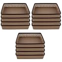 Kuber Industries (Pack of 12) Office Desk Tray | Plastic Stationary, Document Tray | File, Paper Tray for Office | Storage Tray for Kitchen, Books | Coffee