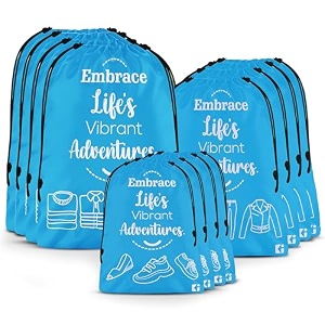 kuber industries pack of 3 travel organizer combo set  storage bags set  water-resistant organizer for shoe-garments-laundry-lingerie  cloth carrying bag  small-medium-large  gray