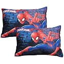 Kuber Industries Marvel Spiderman Pillow for Sleeping | Cozy &amp; Fluffy Super Soft Pillow | 12x18 Inches - Navy Blue