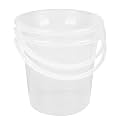 Kuber Industries Bucket for Bathroom|Bucket 16 LTR|Plastic Bucket Fot Bathroom, Kitchen (White)