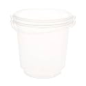 Kuber Industries Pack of 2 Bucket | Plastic Bucket for Bathroom | Water Bucket with Lid | Balti for Bathroom | Lightweight &amp; Portable | 18 LTR | Transparent