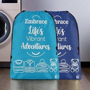 kuber industries pack of 3 cloth storage bag  garments cover for laundry  non-woven storage organizer  travel cloth storage bag  travel storage organizer for clothing  large  brown