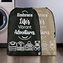 Kuber Industries Pack of 3 Cloth Storage Bag | Garments Cover for Laundry | Non-Woven Storage Organizer | Travel Cloth Storage Bag | Travel Storage Organizer for Clothing | Large | Brown