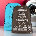 Kuber Industries Pack of 3 Cloth Storage Bag | Non-Woven Storage Organizer | Travel Pouches | Cloth Carrying Bag | Garments Cover | Storage Organizer Bag | Large | Grey-Brown &amp; Black