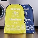 Kuber Industries Pack of 3 Cloth Storage Bag | Garments Cover for Laundry | Non-Woven Storage Organizer | Travel Cloth Storage Bag | Travel Storage Organizer for Clothing | Large | Brown