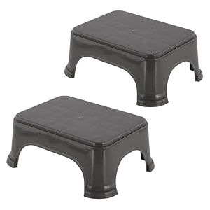 kuber industries durable bathroom stool for bathing  comfortable indoor machiya for sitting  senior citizens bath stool amp adults patla chair for home  plain p6 - grey