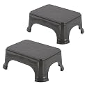 Kuber Industries Durable Bathroom Stool for Bathing | Comfortable Indoor Machiya for Sitting | Senior Citizens Bath Stool &amp; Adults Patla Chair for Home | Plain P6 - Grey