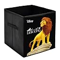 Kuber Industries Disney Lion King Print Rectangular Flodable Storage Box|Drawer Storage and Cloth Organizer|Storage Box For Toys|Storage Box Gor Clothes (Black)