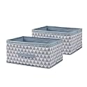 Kuber Industries Foldable Multi-purpose Cloth Organizer for Storage with Drawing Handle | Durable Organisers Storage Box for Clothes/Toys | Check Design - Beige
