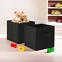 Kuber Industries (Pack of 6) Foldable Storage Box | Multipurpose Storage Organizer For Clothes | Plain Wardrobe Organizer for Book, Stationary &amp; Toys | 11 Inch | Royal Blue