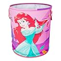 Kuber Industries Laundry Basket (45 LTR) Foldable Non-Woven Basket | Round Cloth Laundry Bag | Washing Storage Basket | Disney Princess | Pink