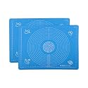 Kuber Industries Silicone Mat for Chapati | Reusable Roti Mat for Kitchen | Non-Stick Silicone Sheet for Chapati | Ideal for Rolling Dough, Kneading &amp; Baking | HW-9-RD | Spiral - Red