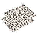 Kuber Industries Pack of 2 Waterproof &amp; Durable 5 Meters Kitchen Mats for Shelf Liner Roll | Wipeable Fridge Sheets for Shelves Cabinet Drawer | Triangle Print - Grey