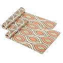 Kuber Industries Pack of 2 Waterproof &amp; Durable 5 Meters Kitchen Mats for Shelf Liner Roll | Wipeable Fridge Sheets for Shelves Cabinet Drawer | Gripper Design - Green &amp; Orange