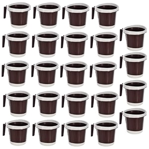 kuber industries 6 pcs plastic 1 ltr spacious mug for bathing  strong amp lightweight bath mug with easy-grip handle  ideal for washroom accessories  brown