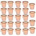 Kuber Industries Floral Print Plastic Bathroom Mug 1.5 Litre Pack of 2-46KM0199, Blue &amp; White &amp; Pink, Standard