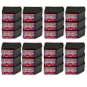 Kuber Industries (Pack of 3) Blouse Cover | Golden-Dot | Clothes Storage Bag | Wardrobe Organiser With Zipper | Side Transparent Blouse Organizer | Blouse Protector Bag | Black