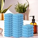 Kuber Industries (Pack of 3) Cotton Face Towel | 14x21 Inch | Workout Gym Napkins | Hand Towel For Men &amp; Woman | Quick-Drying Napkins For Travel Use | Check Border | Golden