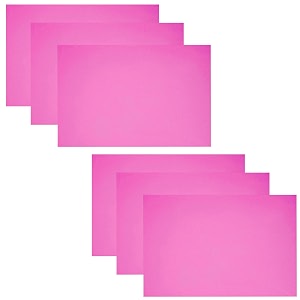 kuber industries pack of 6 fridge mat  mats for refrigerator shelves  sheet for fridge shelves  anti-skid mats for drawers  pink