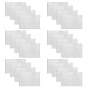 Kuber Industries Pack of 12 Fridge Mat | Mats for Refrigerator Shelves | Sheet for Fridge Shelves | Anti-Skid Mats for Drawers | Circle Design | White