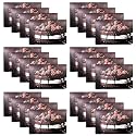 Kuber Industries Pack of 24 Fridge Shelf Mat | Mats for Fridge Shelves | Washable Refrigerator Mat | Square Print Fridge Sheet | Maroon