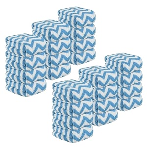 kuber industries pack of 12 super absorbent amp reusable microfibre face towel for women  15x15 in  250 gsm kids soft amp easy to wash small towels for face and hand  zig zag green