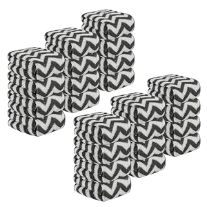 kuber industries pack of 12 super absorbent amp reusable microfibre face towel for women  15x15 in  250 gsm kids soft amp easy to wash small towels for face and hand  zig zag green