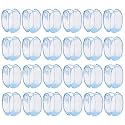 Kuber Industries Pack of 2 Unwashed Clothes Storage Basket | Foldable Laundry Basket for Clothes | Mesh Laundry Bag | Collapsible &amp; Portable | 30 LTR | Blue
