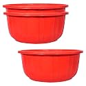Kuber Industries Pack of 1 Bath/Washing Tub|Multipurpose With Unbreakable Plastic Material|Size 54 x 54 x 25 CM, Capicity 40 LTR (Blue)