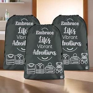 kuber industries pack of 3 cloth storage bag  storage organizer  travel cloth carrying bag  garments cover for laundry  travel storage organizer for clothing  large  gray