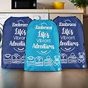 Kuber Industries Pack of 6 Travel Packing Bags for Clothes | Travel Pouches | Packing Cubes Travel Organizer | Storage Organizer for Travel-Hiking-Adventure | Laundry Bag | Small | Yellow &amp; Sky Blue