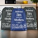 Kuber Industries Pack of 3 Cloth Storage Bag | Storage Organizer | Parachute Cloth Organizer | Waterproof Garments Cover | Travel Storage Bag for Clothing | Large | Royal Blue &amp; Grey