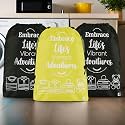 Kuber Industries Pack of 6 Travel Packing Bags for Clothes | Travel Pouches | Packing Cubes Travel Organizer | Storage Organizer for Travel-Hiking-Adventure | Laundry Bag | Small | Yellow &amp; Sky Blue