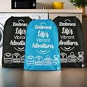 Kuber Industries Pack of 6 Travel Packing Bags for Clothes | Travel Pouches | Packing Cubes Travel Organizer | Storage Organizer for Travel-Hiking-Adventure | Laundry Bag | Small | Yellow &amp; Sky Blue