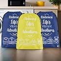 Kuber Industries Pack of 6 Travel Packing Bags for Clothes | Travel Pouches | Packing Cubes Travel Organizer | Storage Organizer for Travel-Hiking-Adventure | Laundry Bag | Small | Yellow &amp; Sky Blue