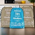 Kuber Industries Pack of 3 Cloth Storage Bag | Garments Cover for Laundry | Non-Woven Storage Organizer | Travel Cloth Storage Bag | Travel Storage Organizer for Clothing | Large | Brown