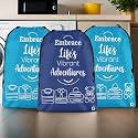 Kuber Industries Pack of 3 Cloth Storage Bag | Garments Cover for Laundry | Non-Woven Storage Organizer | Travel Cloth Storage Bag | Travel Storage Organizer for Clothing | Large | Brown