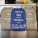 Kuber Industries Pack of 3 Cloth Storage Bag | Storage Organizer | Parachute Cloth Organizer | Waterproof Garments Cover | Travel Storage Bag for Clothing | Large | Brown &amp; Royal Blue