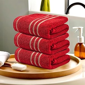 kuber industries pack of 3 cotton face towel  14x21 inch  workout gym napkins  hand towel for men amp woman  quick-drying napkins for travel use  check border  golden