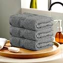 Kuber Industries Cotton 2 Pieces Bath Towel 27" x54? (Blue &amp; White)-CTKTC29740