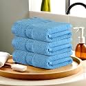 Kuber Industries (Pack of 3) Cotton Face Towel | 14x21 Inch | Workout Gym Napkins | Hand Towel For Men &amp; Woman | Quick-Drying Napkins For Travel Use | Check Border | Golden
