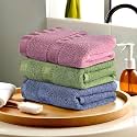 Kuber Industries Pack of 3 Cotton Hand/Face Towels for Men &amp; Women | Easily Washable | Workout Gym Napkins for Men | Pocket Towel - Dark Blue-Green &amp; Pink