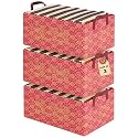Kuber Industries Disney Lion King Print Rectangular Flodable Storage Box|Drawer Storage and Cloth Organizer|Storage Box For Toys|Storage Box Gor Clothes (Black)