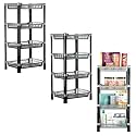 Kuber Industries Pack of 3 Multipurpose Kitchen Organizer/Storage Rack | 3-Layer Onion Stand for Kitchen | Vessels & Vegetable Organiser | Maroon